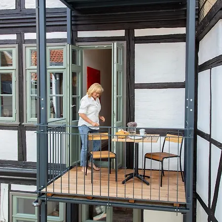 Haus Mittenmank am Marktplatz Goslar Exterior foto