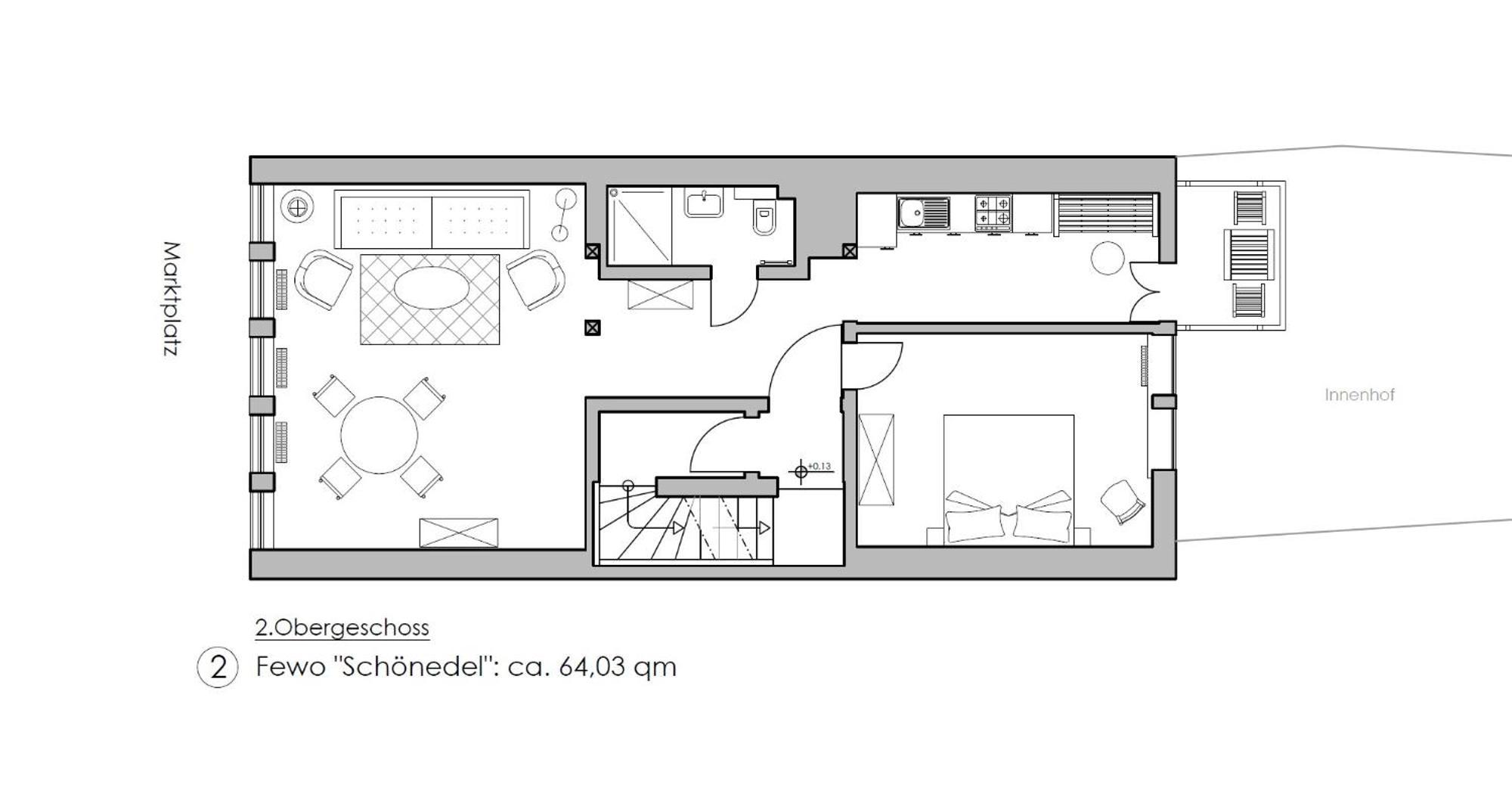 Haus Mittenmank Am Marktplatz Apartment *